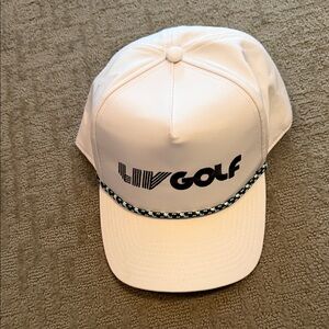 LIV Golf White Cap